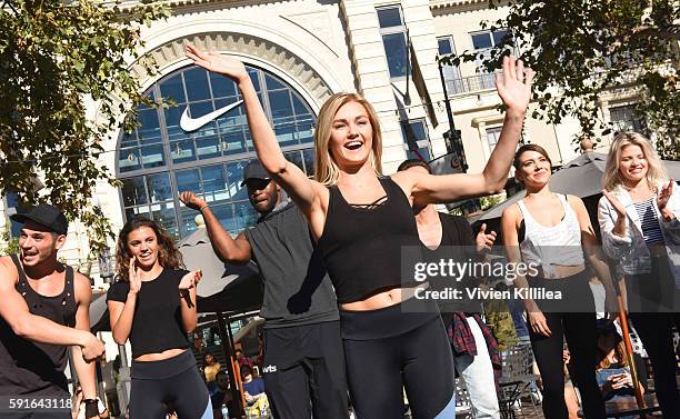 Dancer Lindsay Arnold attends The Grove Hosts Dancing With The Stars Dance Lab With pros Val Chmerkovskiy, Whitney Carson and Sharna Burgess at The...