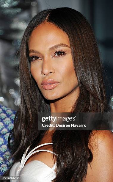 Model Joan Smalls attends W Hotels party to celebrate the opening of W Dubai at The Glasshouses on August 17, 2016 in New York City.