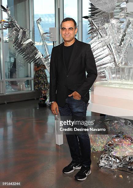 Designer Bibhu Mohapatra attends W Hotels party to celebrate the opening of W Dubai at The Glasshouses on August 17, 2016 in New York City.