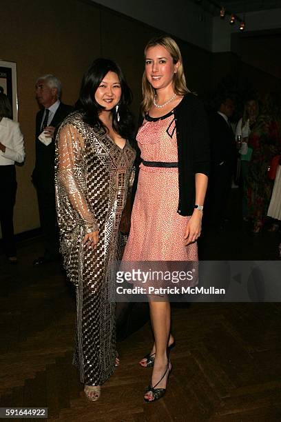 Susan Shin and Christine Cachot Williams attend Anthony Camargo and Nak Armstrong, "Anthony Nak" Celebrate Their Nomination for the CFDA Swarovski's...