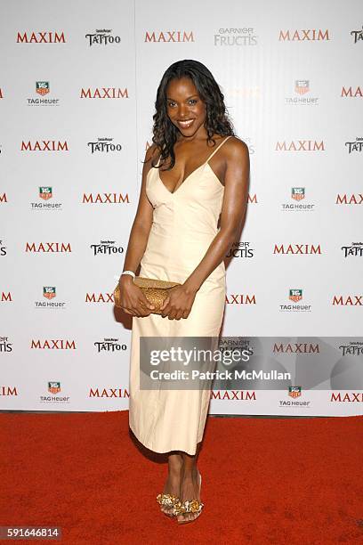 Vonzell Solomon attends Maxim Magazine Unveils their "HOT 100" for 2005 at Hollywood on May 12, 2005.