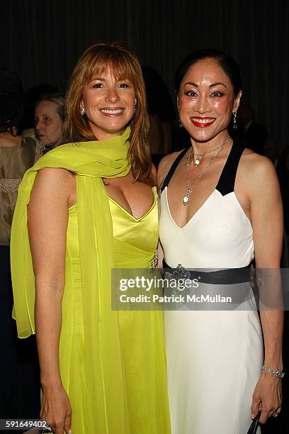 Jill Zarin and Lucia Hwong Gordon attend Roaring 20th Annual Women of Achievement Gala at Cipriani 23rd Street on June 6, 2005 in New York City.