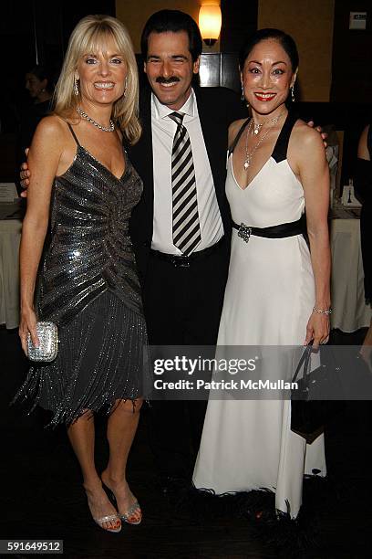 Colleen Rein, Gary Rein and Lucia Hwong Gordon attend Roaring 20th Annual Women of Achievement Gala at Cipriani 23rd Street on June 6, 2005 in New...