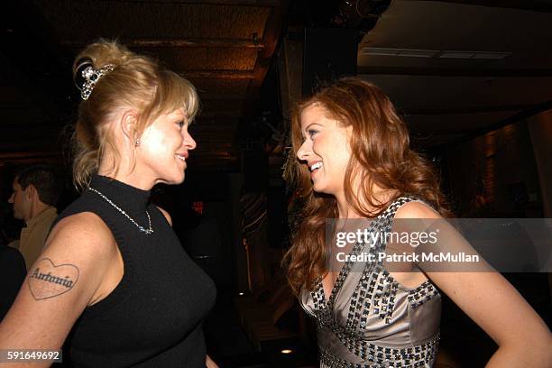 Melanie Griffith and Debra Messing attend David Kohan and Max Mutchnick Celebrate their new shows ' Twins', 'Four Kings' and the Final Season of...