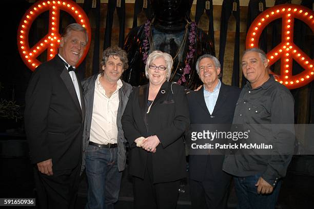 Paul Charron, Barry Perlman, Trudy Sullivan, Art Spiro and Gene Montesano attend Lucky Number 6 Fragrance Launch from Lucky Brand Jeans at Buddah...