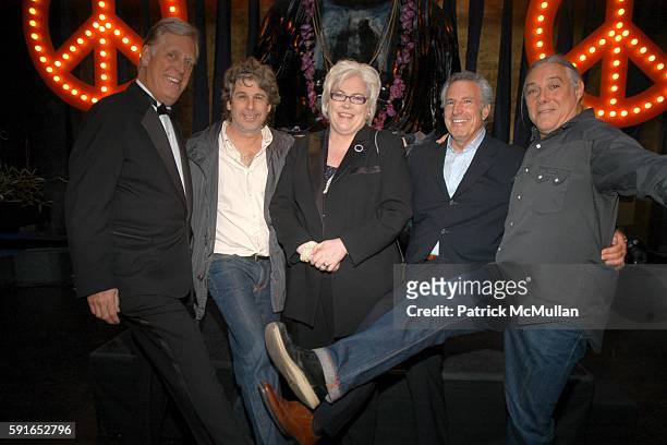 Paul Charron, Barry Perlman, Trudy Sullivan, Art Spiro and Gene Montesano attend Lucky Number 6 Fragrance Launch from Lucky Brand Jeans at Buddah...