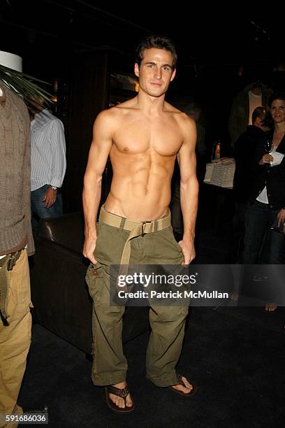 Matt Ratliff attends Abercrombie & Fitch Celebrates the Opening of the Fifth Avenue Flagship Store at Abercrombie & Fitch on November 9, 2005 in New...