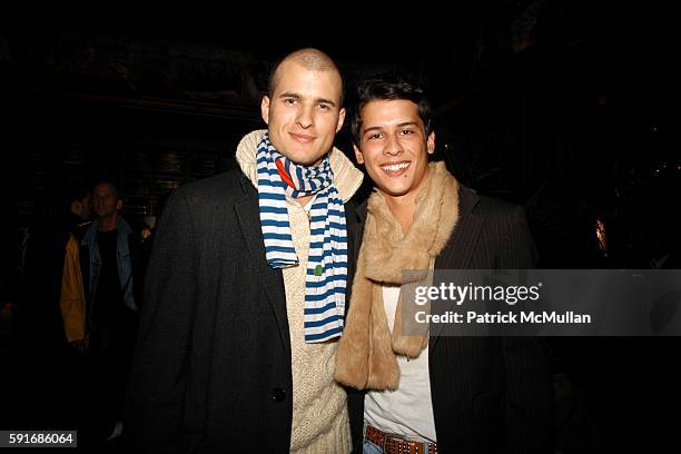 Christopher Finlay and Luigi Tadini attend Abercrombie & Fitch Celebrates the Opening of the Fifth Avenue Flagship Store at Abercrombie & Fitch on...