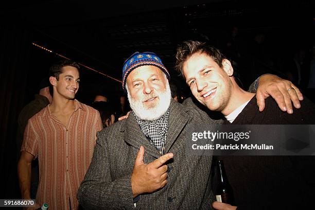 Bruce Weber and David Carrewyn attend Abercrombie & Fitch Celebrates the Opening of the Fifth Avenue Flagship Store at Abercrombie & Fitch on...