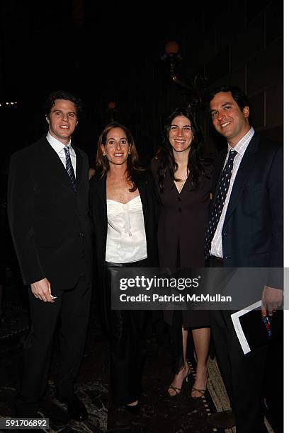 Micheal Schlesinger, Lori Plockin, Smantha Cohen and Justin Ziscs attend The Event To Prevent, A Benefit for The Candie's Foundation for the...