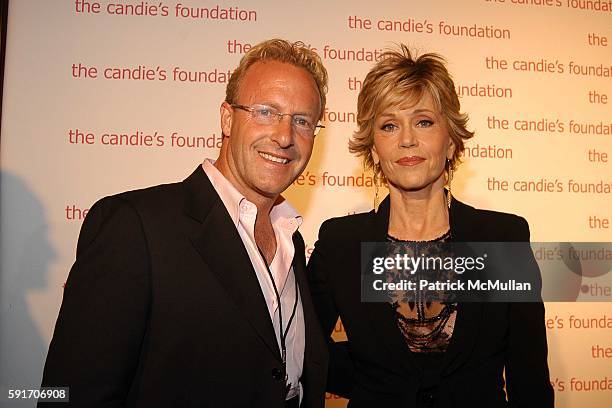 James Tate and Jane Fonda attend The Event To Prevent, A Benefit for The Candie's Foundation for the Prevention of Teenage Pregnancy at Gotham Hall...