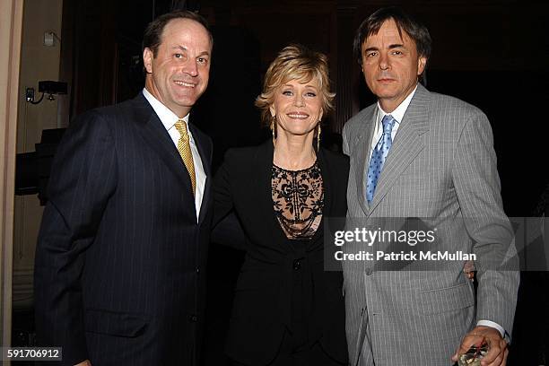 Neil Cole, Jane Fonda and Bob Corliss attend The Event To Prevent, A Benefit for The Candie's Foundation for the Prevention of Teenage Pregnancy at...