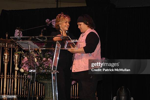 Jane Fonda and Rosie O'Donnell attend The Event To Prevent, A Benefit for The Candie's Foundation for the Prevention of Teenage Pregnancy at Gotham...
