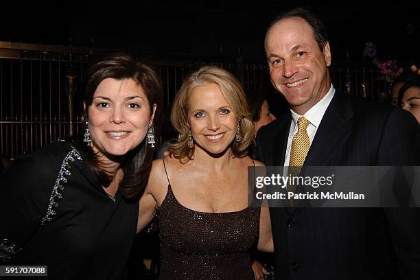 Lizzy Cole, Katie Couric and Neil Cole attend The Event To Prevent, A Benefit for The Candie's Foundation for the Prevention of Teenage Pregnancy at...