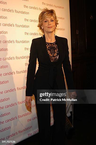 Jane Fonda attends The Event To Prevent, A Benefit for The Candie's Foundation for the Prevention of Teenage Pregnancy at Gotham Hall on May 3, 2005...