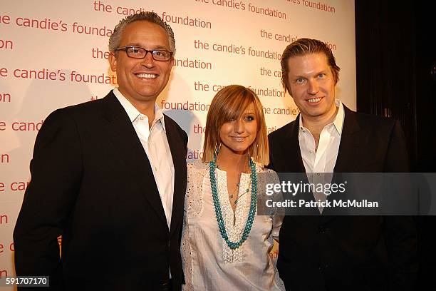 Mark Badgley, Ashlee Simpson and James Mischka attend The Event To Prevent, A Benefit for The Candie's Foundation for the Prevention of Teenage...