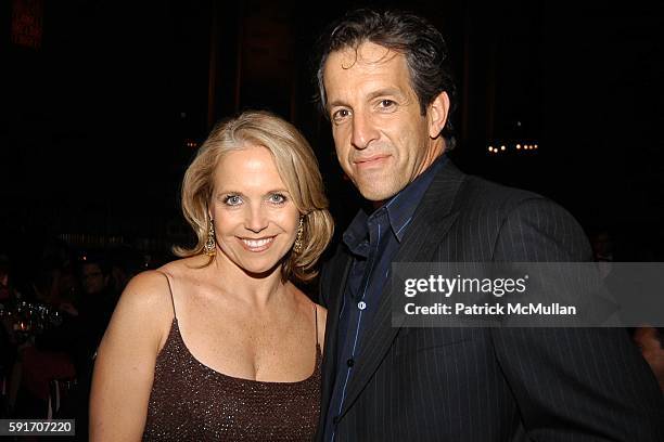 Katie Couric and Kenneth Cole attend The Event To Prevent, A Benefit for The Candie's Foundation for the Prevention of Teenage Pregnancy at Gotham...