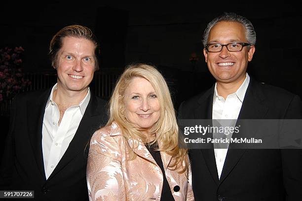 James Mischka, Jane Holzer and Mark Badgley attend The Event To Prevent, A Benefit for The Candie's Foundation for the Prevention of Teenage...
