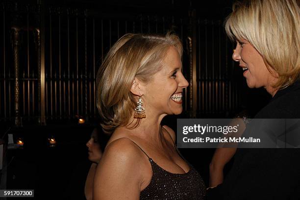 Katie Couric and Joan Lunden attend The Event To Prevent, A Benefit for The Candie's Foundation for the Prevention of Teenage Pregnancy at Gotham...