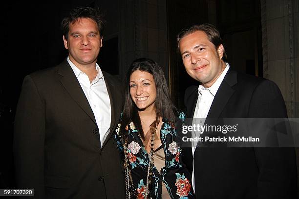 Jeff Hyman, Tracey Manevi and Leon Katsclnik attend The Event To Prevent, A Benefit for The Candie's Foundation for the Prevention of Teenage...