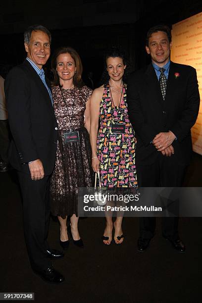 Kenney Tate, Sandy Tate, Debora Steher and Mark Stehr attend The Event To Prevent, A Benefit for The Candie's Foundation for the Prevention of...