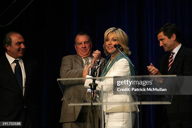 Rocco Commisso, Bob May, Carole Black and Steve Burke attend "Carole Positive" An Evening to Benefit Cable Positive Honoring Carole Black and...