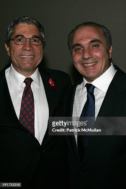 Steve Villano and Rocco Commisso attend "Carole Positive" An Evening to Benefit Cable Positive Honoring Carole Black and Lifetime Television at The...
