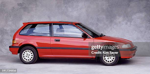 1988 honda car - honda civic stock pictures, royalty-free photos & images