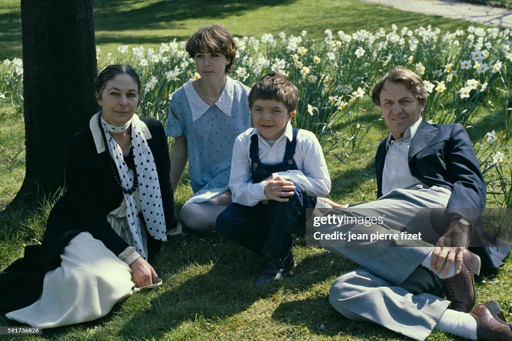 David Bennent and Family in Paris