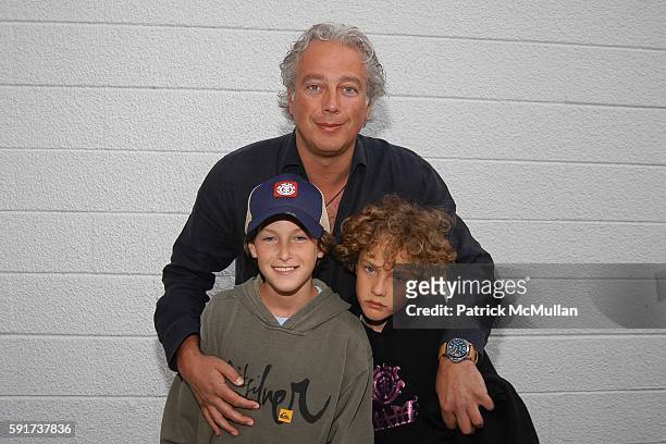 Aby Rosen and Sons attend Tri Star Pictures "Lords Of Dogtown" Screening and Dinner, Hosted by Nicole Seligman and Rob Wiesenthal at Blue Parrot on...
