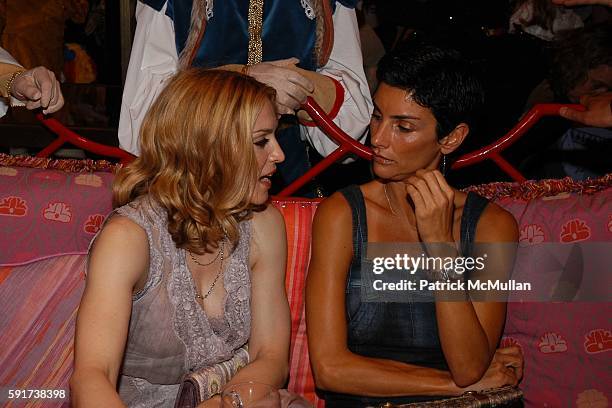 Madonna and Ingrid Cesares attend Madonna Childrens Book "Lotsa de Casha" published by Callaway Arts and Entertainment at Bergdorf Goodman on June 7,...