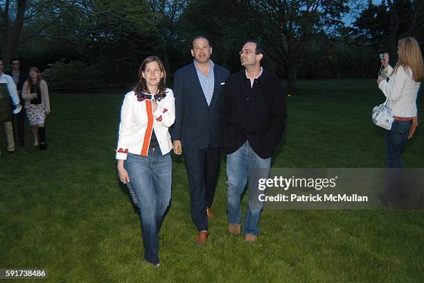 Eleanor Prauge, Reed Krakoff and Rodney Prauge attend Reed and Delphine Krakoff host cocktails to kick off the Parrish Art Museum Midsummer Gala...