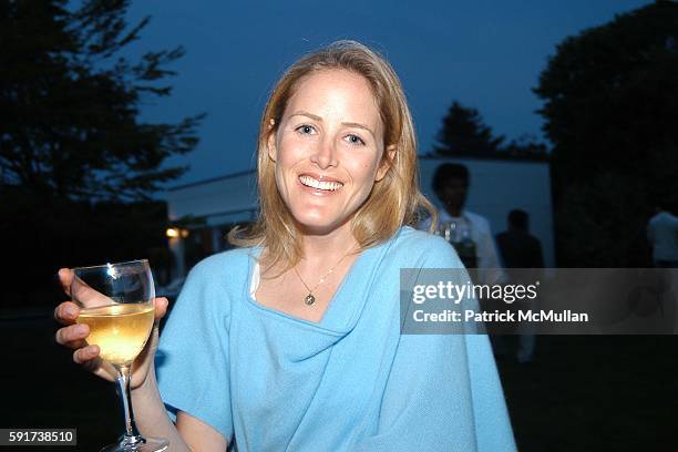 Kate Meckler attends Reed and Delphine Krakoff host cocktails to kick off the Parrish Art Museum Midsummer Gala Benefit at Reed and Delphine Krakoff...