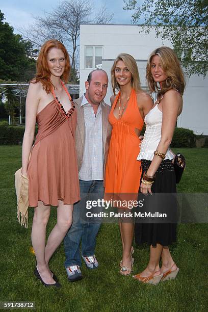 Alise Shoemaker, Noah Teppaberg, Holli Martin and Hara Weeks attend Reed and Delphine Krakoff host cocktails to kick off the Parrish Art Museum...