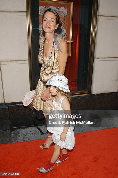 Cynthia Rowley and Kit Keenan attend "Lotsa De Casha" childrens book by Madonna Red Carpet Arrivals at Bergdorf Goodman NYC USA on June 7, 2005.