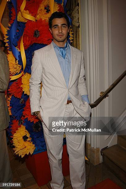 Zac Posen attends Madonna Childrens Book "Lotsa de Casha" published by Callaway Arts and Entertainment at Bergdorf Goodman on June 7, 2005 in New...