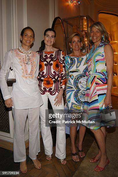 Marcia Mishaan, Jenifer Creel, Rachel Hovnanian and Jamee Creel attend Madonna Childrens Book "Lotsa de Casha" published by Callaway Arts and...