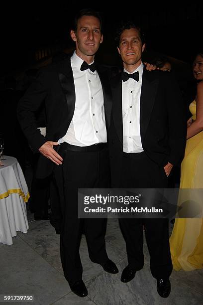 Mark Rockefeller and Eric Zinterhofer attend The MUSEUM OF MODERN ART hosts their 37th Annual Party in the Garden to Celebrate DAVID ROCKEFELLER's...