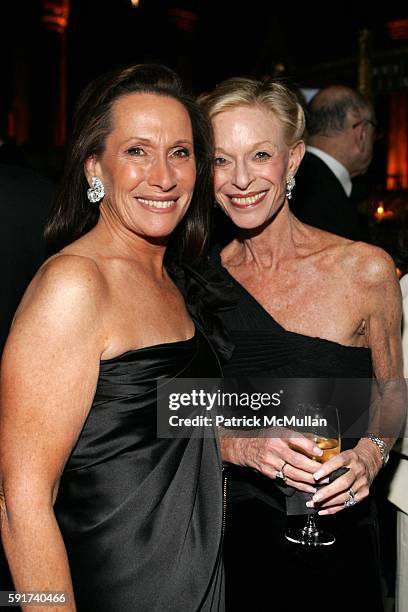 Susan Mark and Linda Lindenbaum attend The American Friends of the Israel Museum 40th Anniversary Gala at Cipriani 42nd St. On November 6, 2005 in...