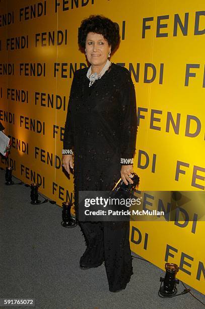 Carla Fendi attends Fendi Flagship Store Opening at Fendi on November 3, 2005 in New York City.