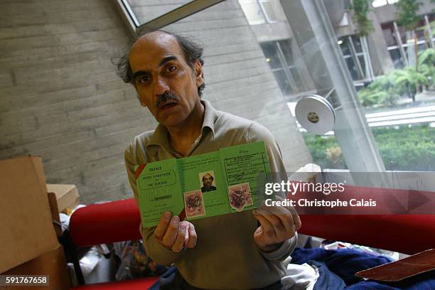 Mehran Karimi Nasseri, who prefers to be known as "Sir Alfred", has been living in Charles de Gaulle Airport since 1988 after Britain refused him...