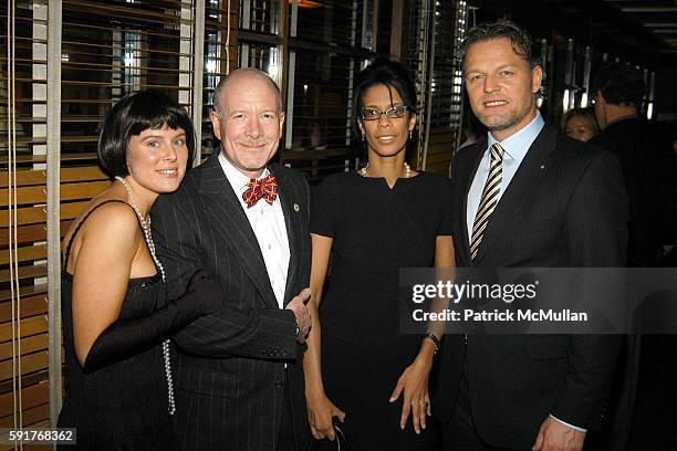Alex Bodkin, Alan Farnham, Shelly Branch and Thomas Morf attend CARL F. BUCHERER hosts a 1920's Glamour Style Party to Launch their "TRIBUTE TO MIMI"...