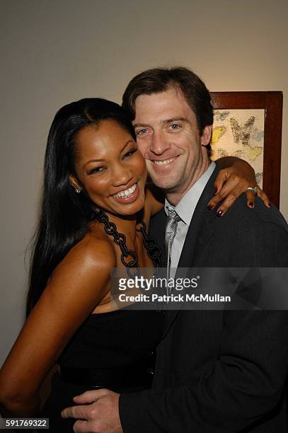 Garcelle Beauvais-Nilon and Mike Nilon attend Elisabeth Rohm and 7th on Sixth host Hurricane Relief Benefit on occasion of artist Hunt Slonem's new...