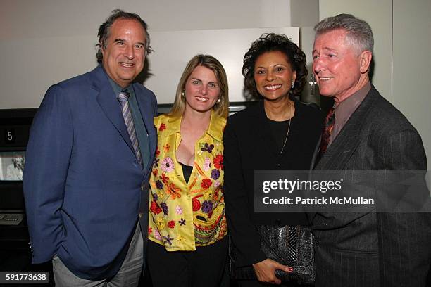 Stewart F. Lane, Bonnie, Comley, Leslie Uggams and Grahame Pratt attend A Centennial Celebration for Harold Arlen at The Museum of Television and...