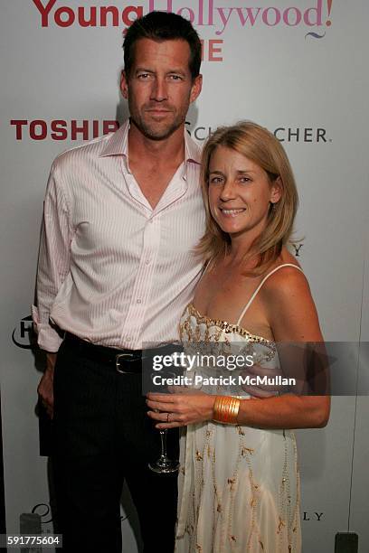 James Denton and Erin O'Brien attend Movieline Hollywood Life's 2nd Annual Hollywood Style Awards at Pacific Design Center on October 2, 2005 in West...