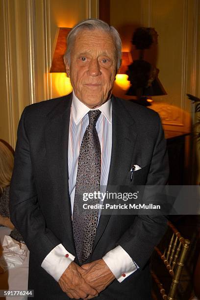 Ben Bradlee attends A Celebration of Mike Wallace's New Book "Between You and Me" at Arabelle on October 25, 2005 in New York City.