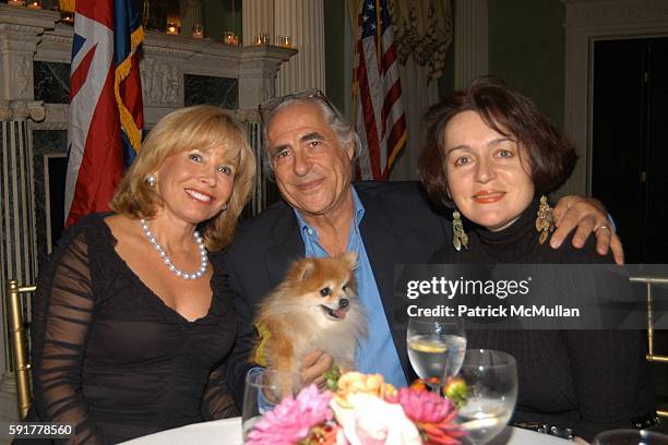 Drew Nieporent, Sirio Maccioni, Mario Batali and Paul Boulud attend Kickoff Party for The Food Allergy Ball 2005 Honoring Mario Batali at Daniel on...