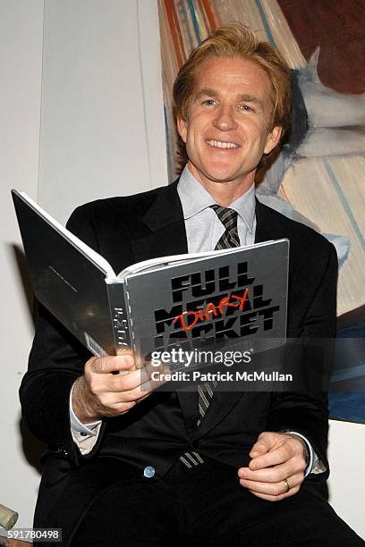 Matthew Modine attends GIANT Magazine and Rugged Land Books release party for Matthew Modine's "Full Metal Jacket Diary" at Gallery Vietnam on...