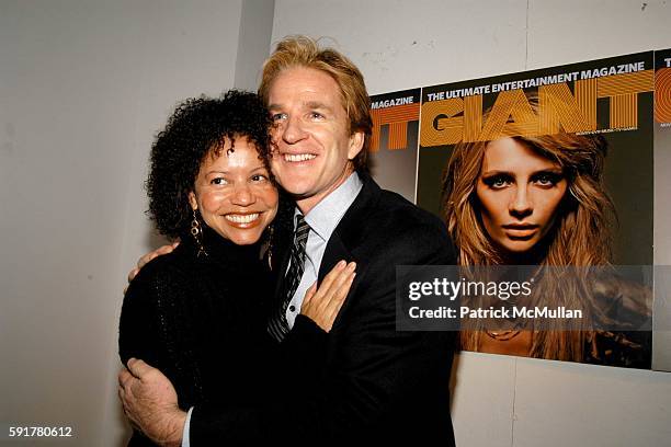 Gloria Reuben and Matthew Modine attend GIANT Magazine and Rugged Land Books release party for Matthew Modine's "Full Metal Jacket Diary" at Gallery...