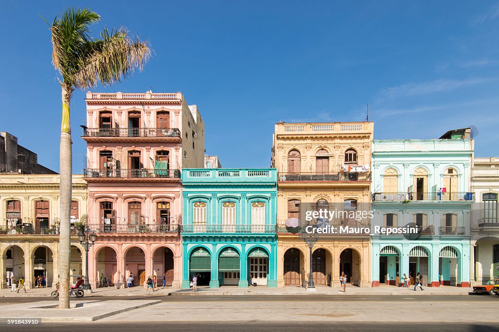 Calle en La Habana Vieja, Cuba.